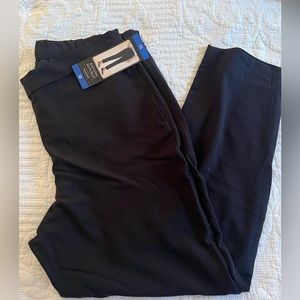 Black pull on pants